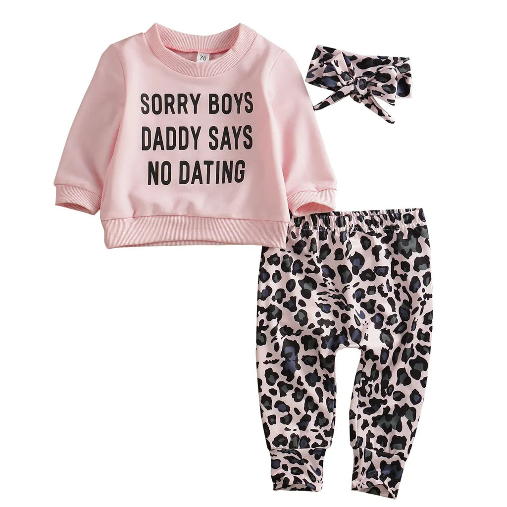 Leopard 3pc Baby Outfit