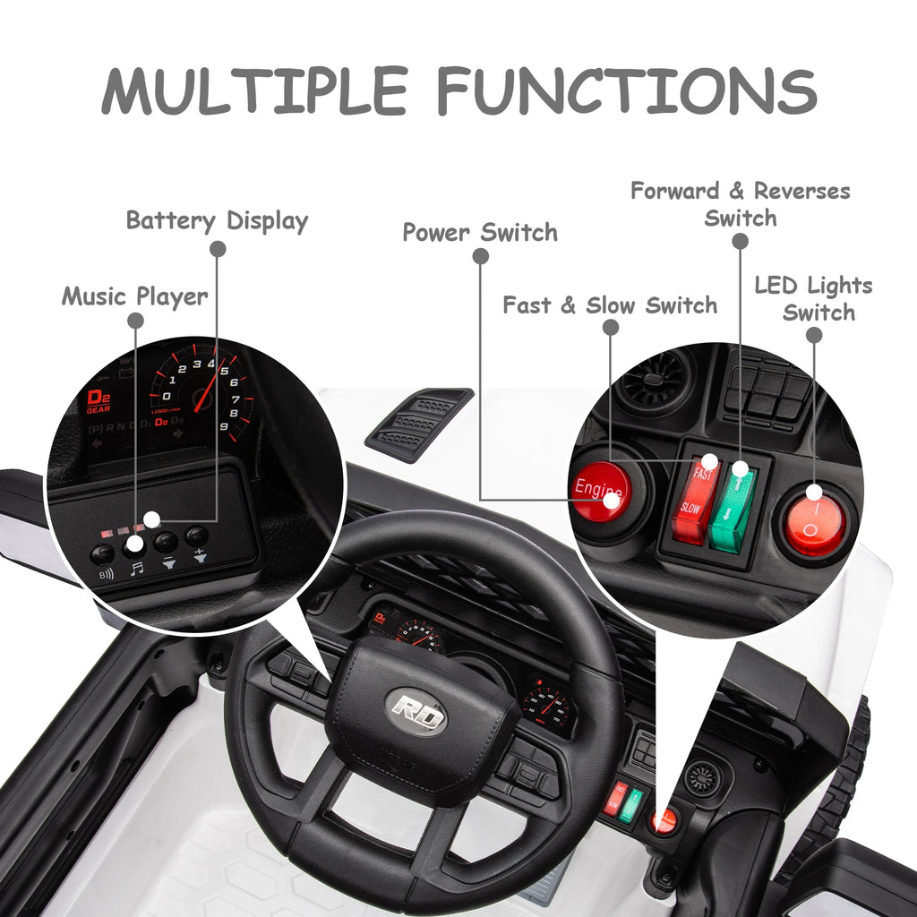 12V Ride-On Truck with Remote