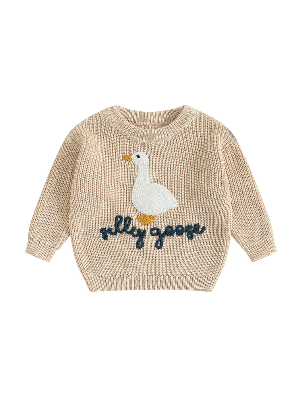 Duck Knit Baby Sweater