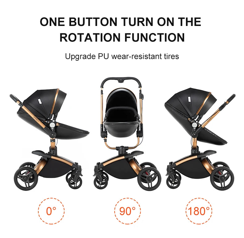 3-in-1 Convertible Baby Stroller