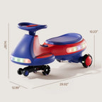 Electric Wiggle Ride-On Car