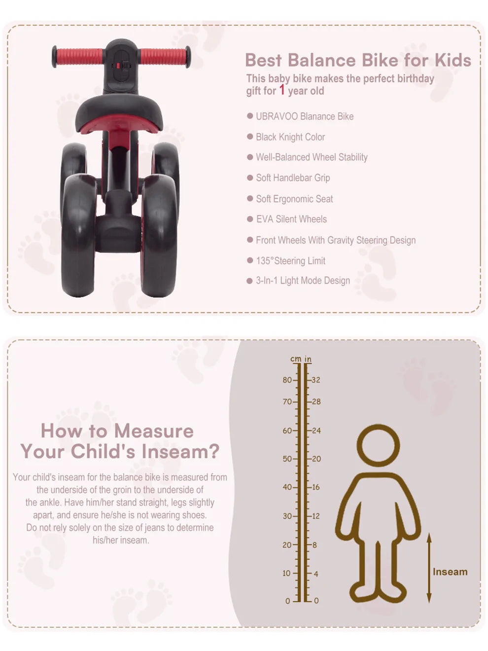 Kids Sliding Balance Bike