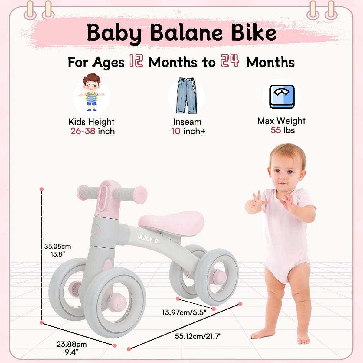 Kids Sliding Balance Bike