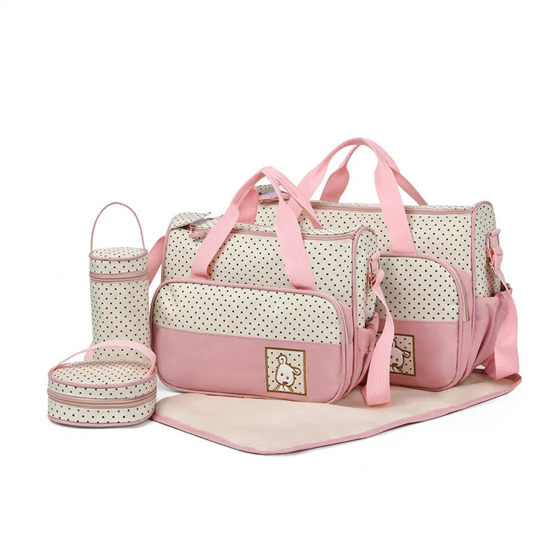 5pc Travel Diaper Bag Set