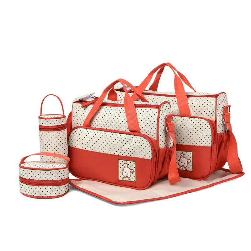 5pc Travel Diaper Bag Set