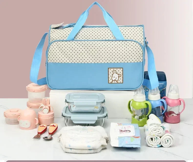 5pc Travel Diaper Bag Set