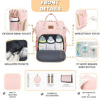 Pink 35L Diaper Backpack