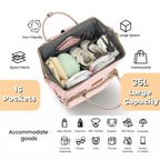 Pink 35L Diaper Backpack