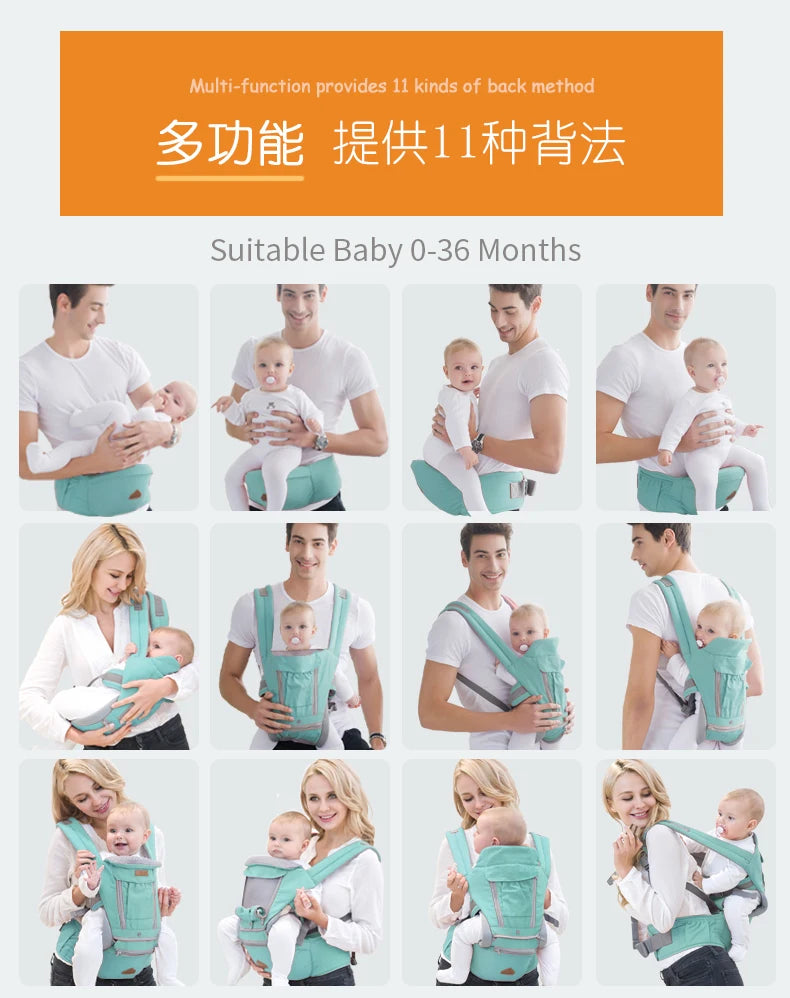 Ergonomic Hipseat Baby Carrier