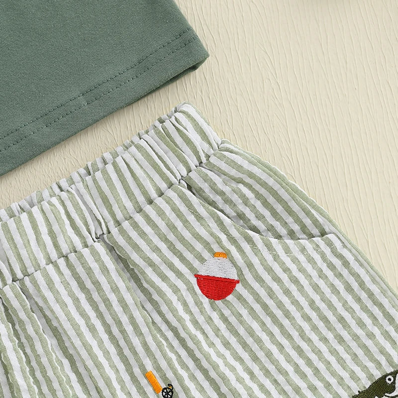 Fish Tee & Shorts Set
