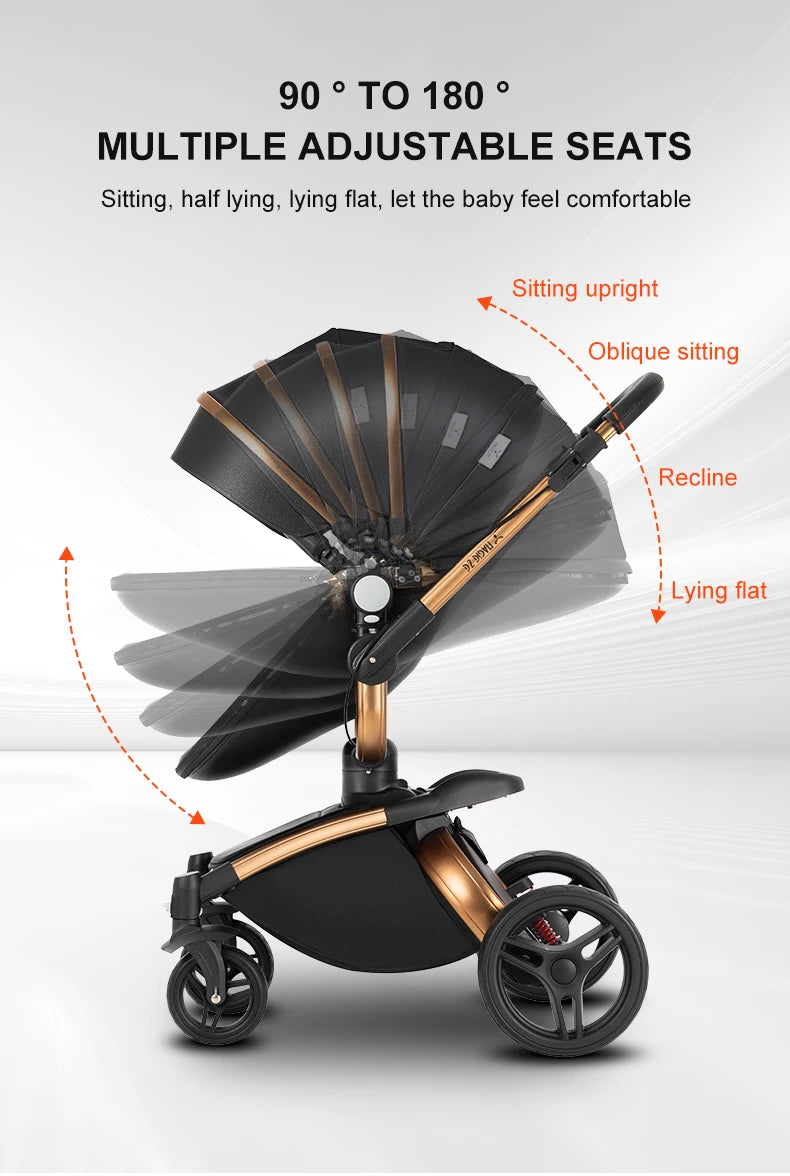 3-in-1 Convertible Baby Stroller