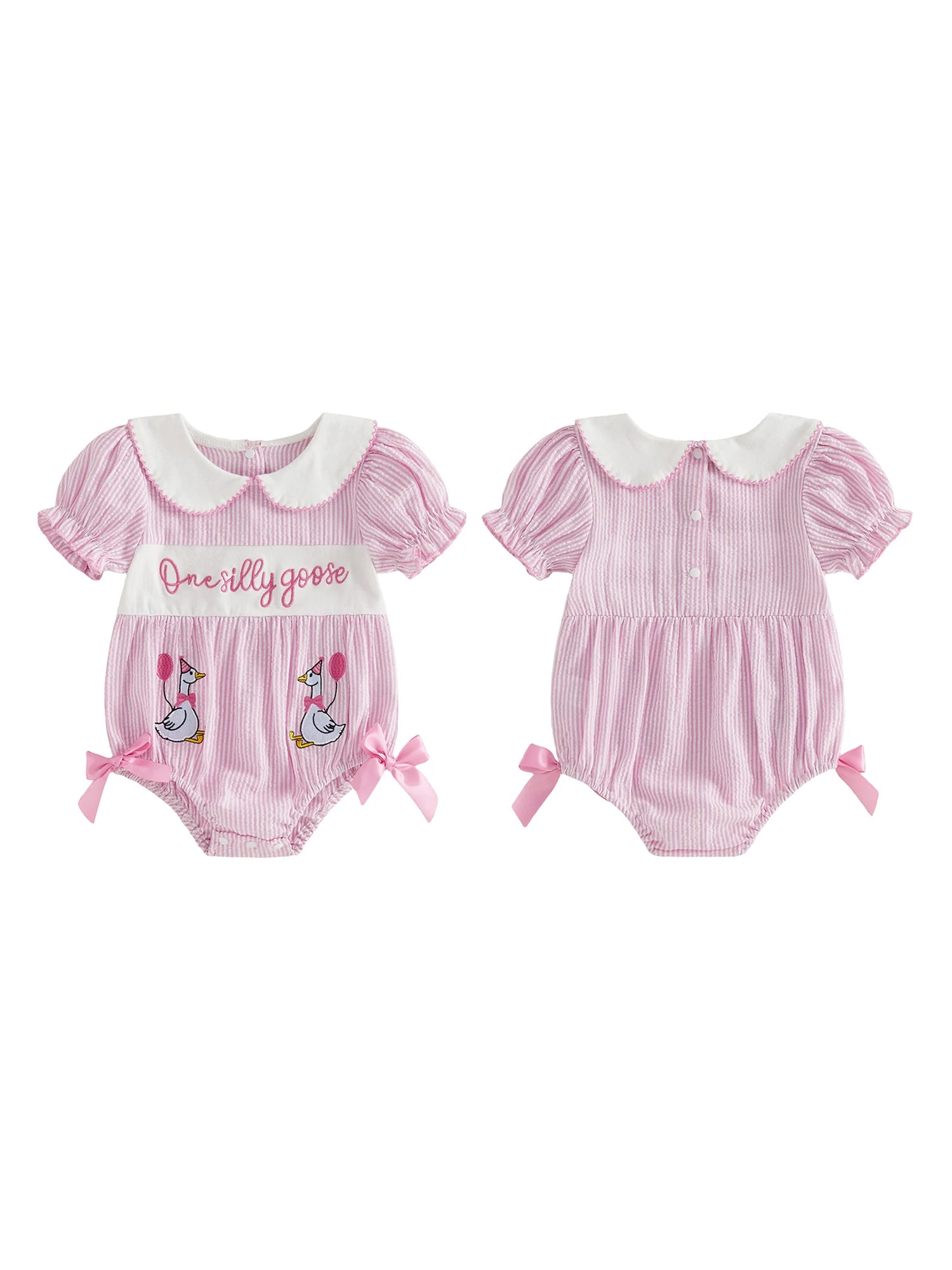 Floral Ruffle Baby Jumpsuit