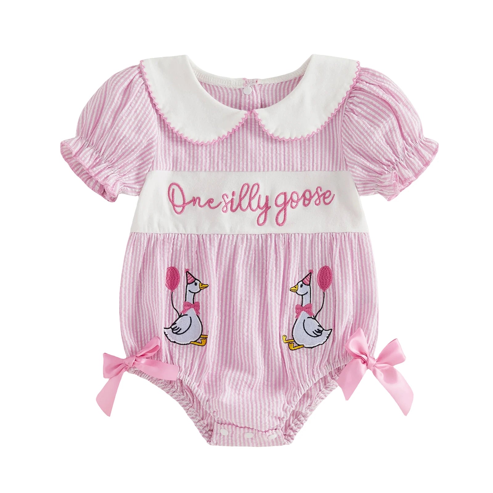 Floral Ruffle Baby Jumpsuit