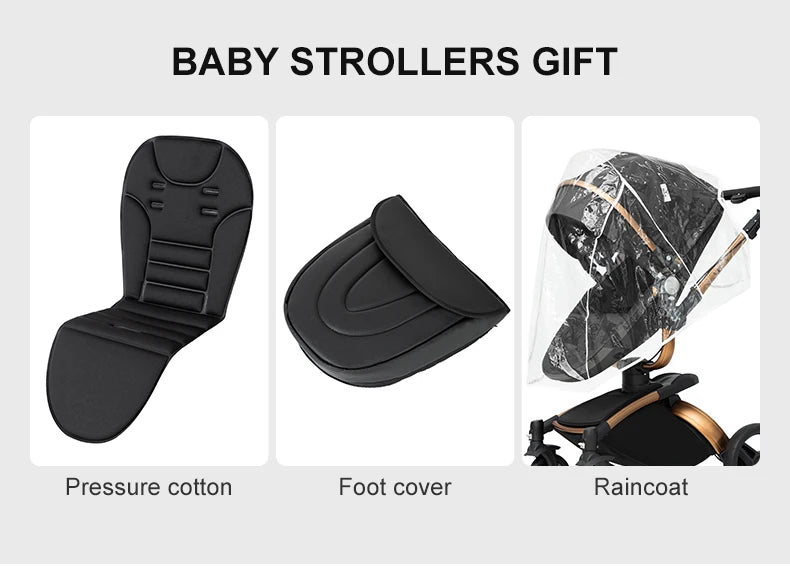 3-in-1 Convertible Baby Stroller