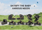 3-in-1 Convertible Baby Stroller