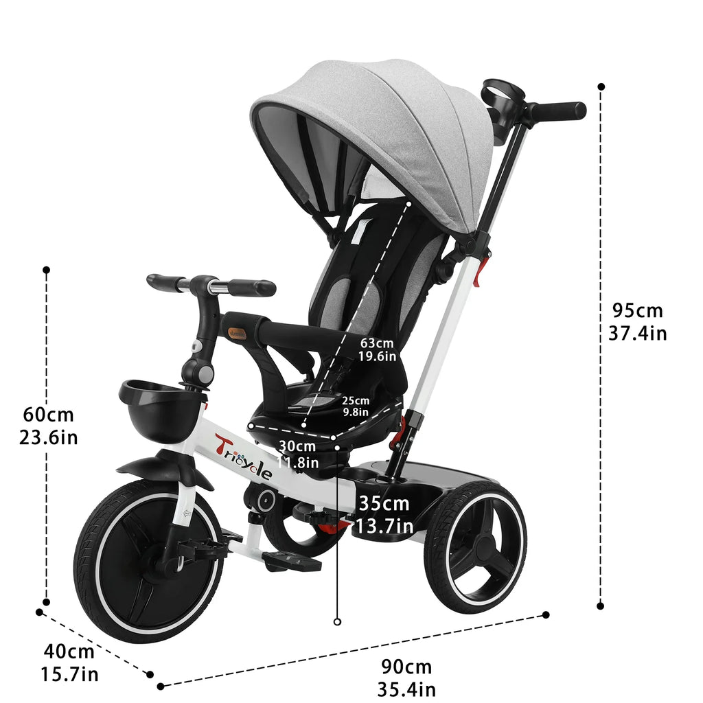 5-in-1 Stroller Tricycle
