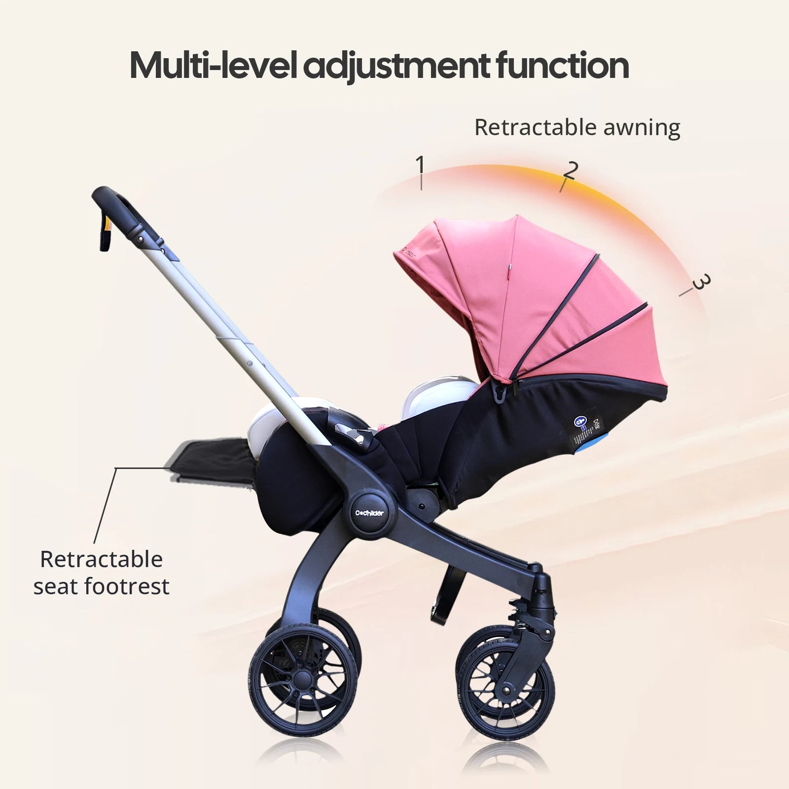 Foldable Multi-Function Stroller