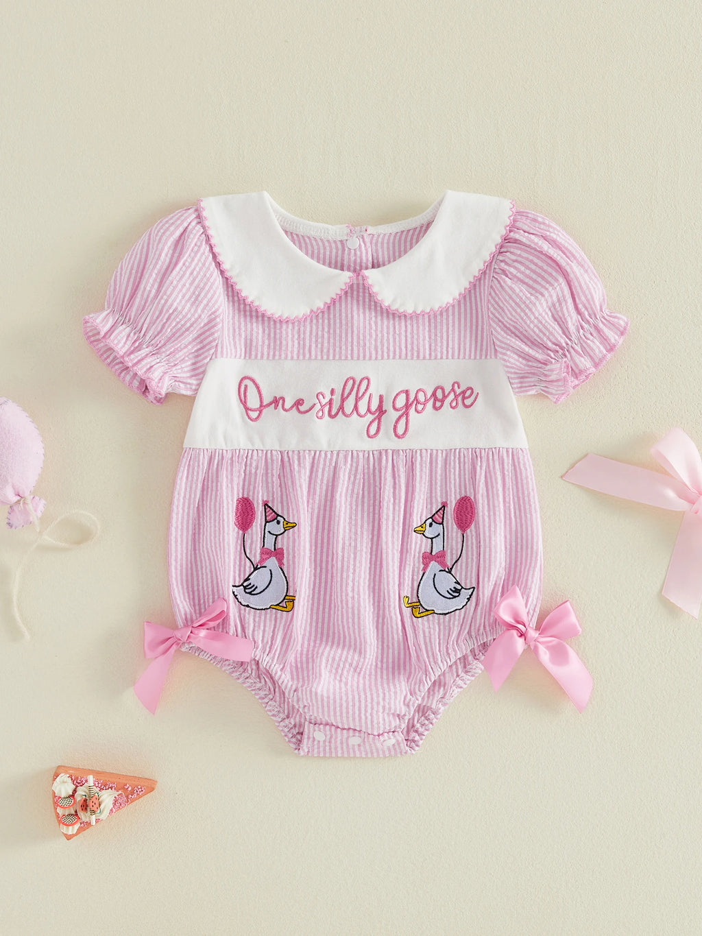 Floral Ruffle Baby Jumpsuit