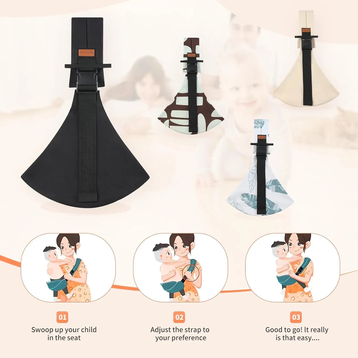 Portable Baby Wrap Carrier