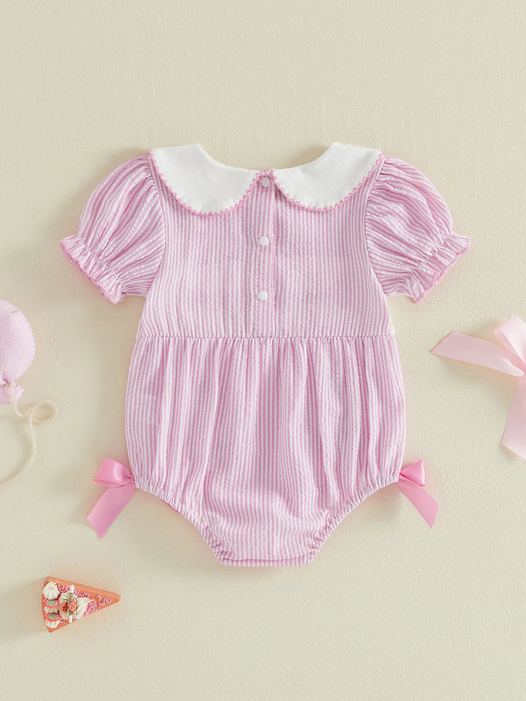 Floral Ruffle Baby Jumpsuit