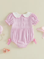Floral Ruffle Baby Jumpsuit