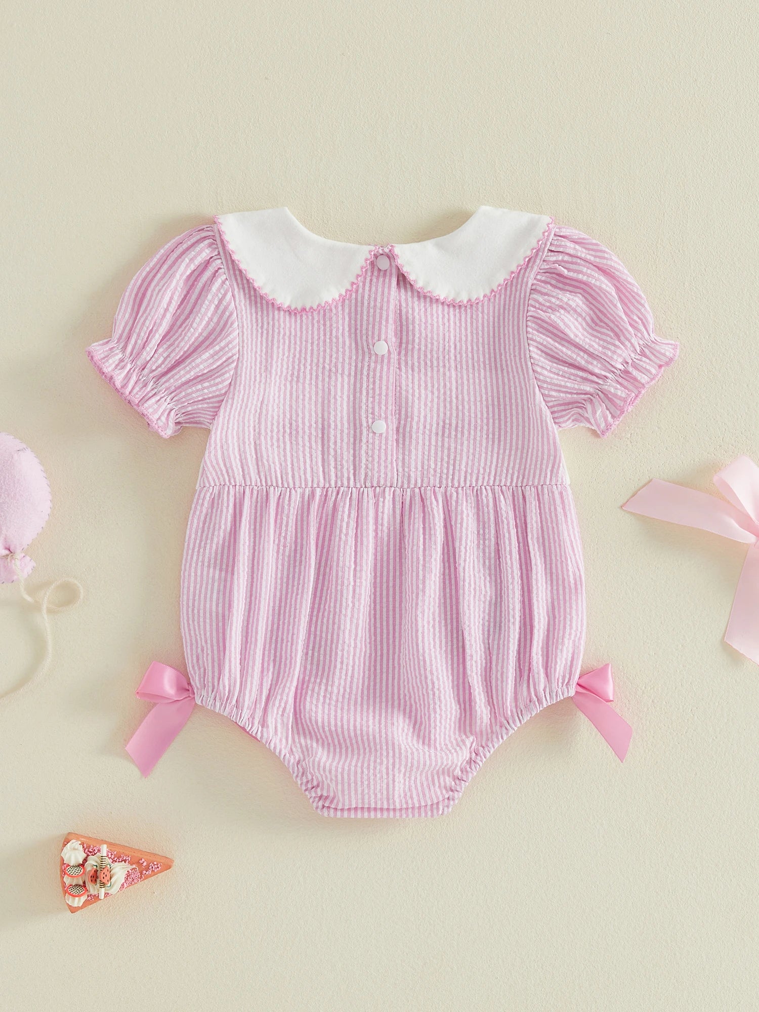 Floral Ruffle Baby Jumpsuit