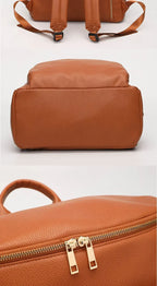 PU Leather Diaper Backpack