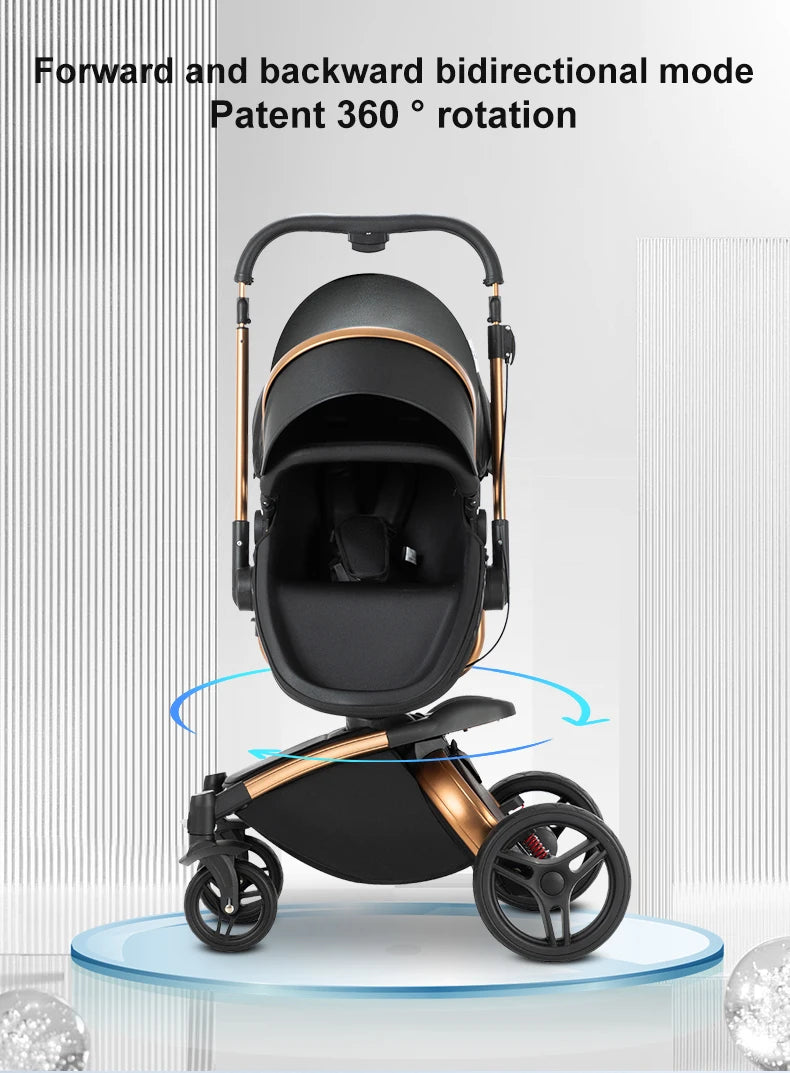 3-in-1 Convertible Baby Stroller
