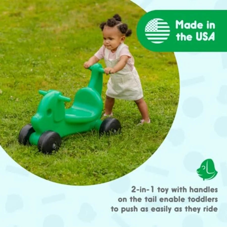 2-in-1 Puppy Ride-On Toy