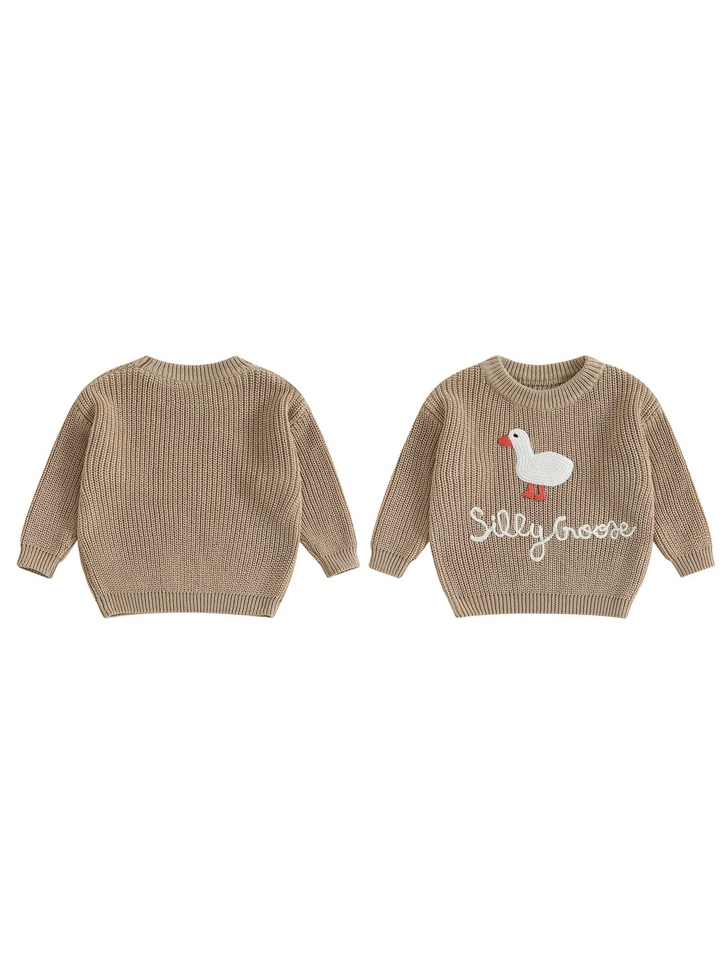 Duck Knit Baby Sweater