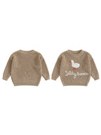 Duck Knit Baby Sweater
