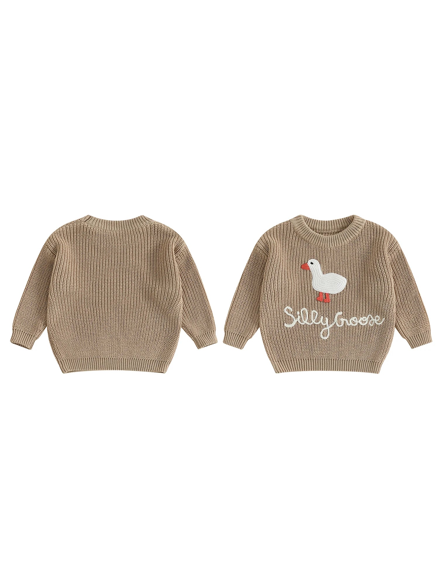 Duck Knit Baby Sweater