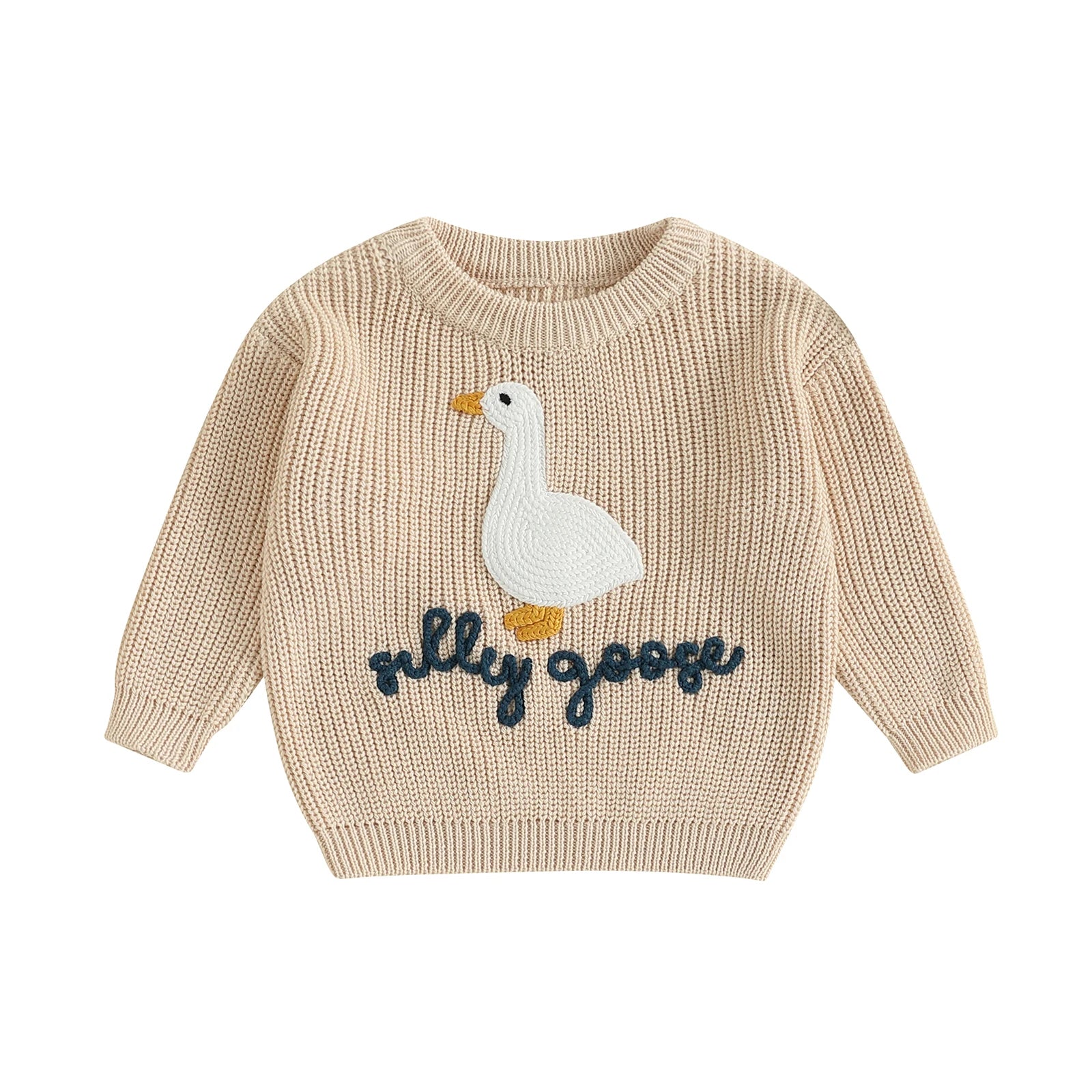 Duck Knit Baby Sweater