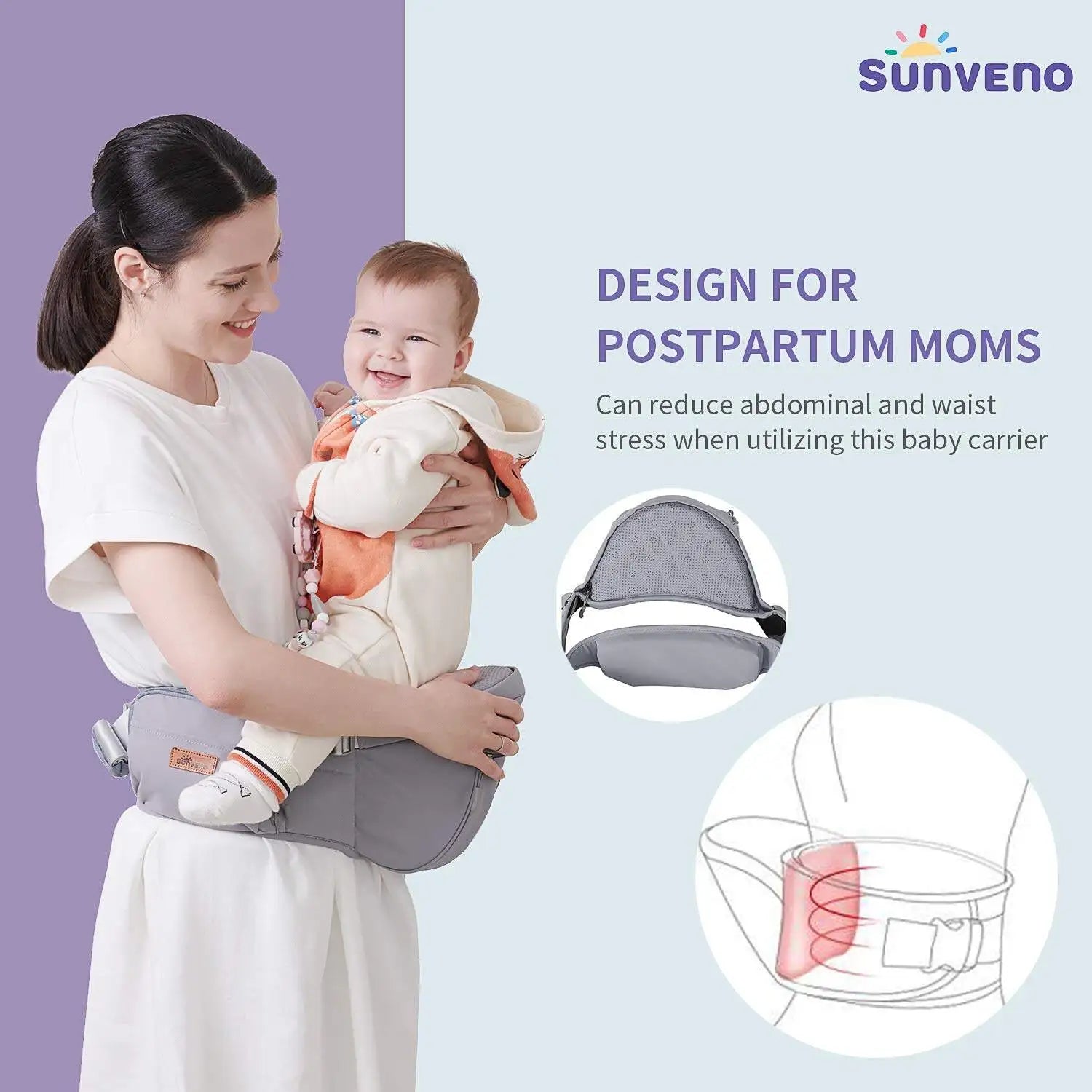 Ergonomic Baby Carrier Seat