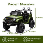 12V Ride-On Truck with Remote