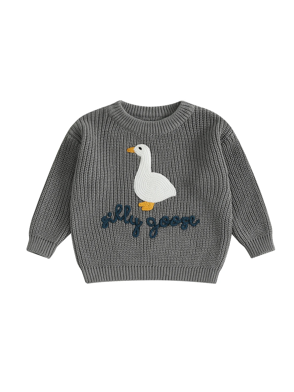 Duck Knit Baby Sweater