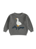 Duck Knit Baby Sweater