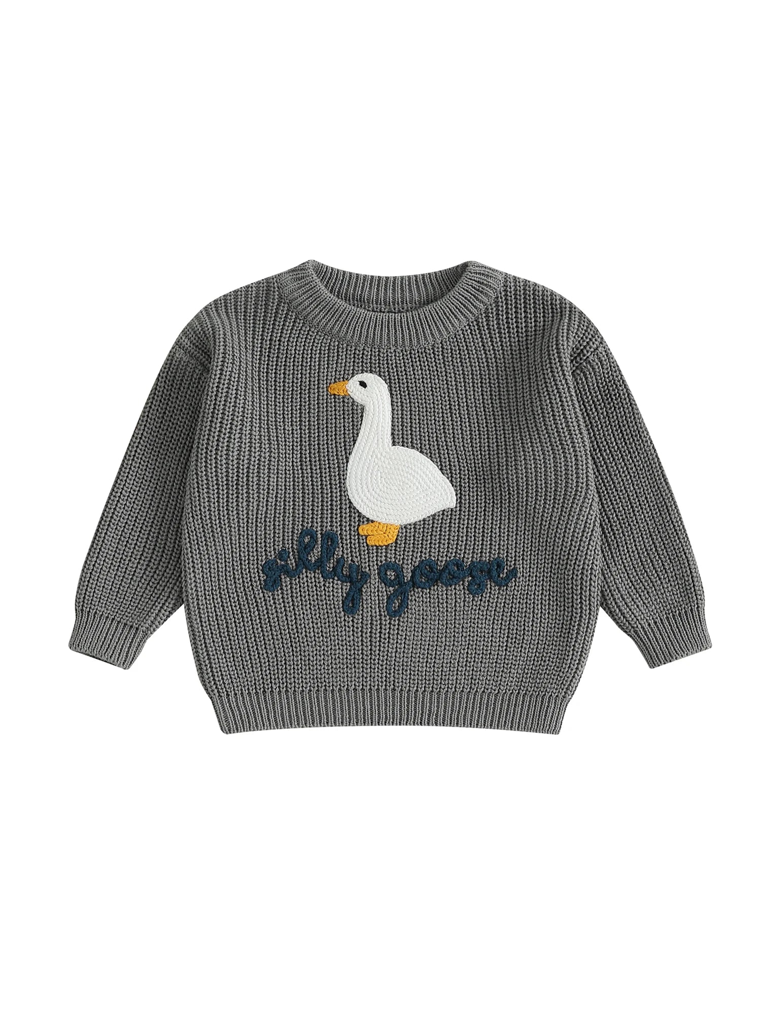 Duck Knit Baby Sweater