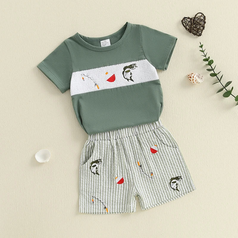 Fish Tee & Shorts Set