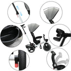 5-in-1 Stroller Tricycle