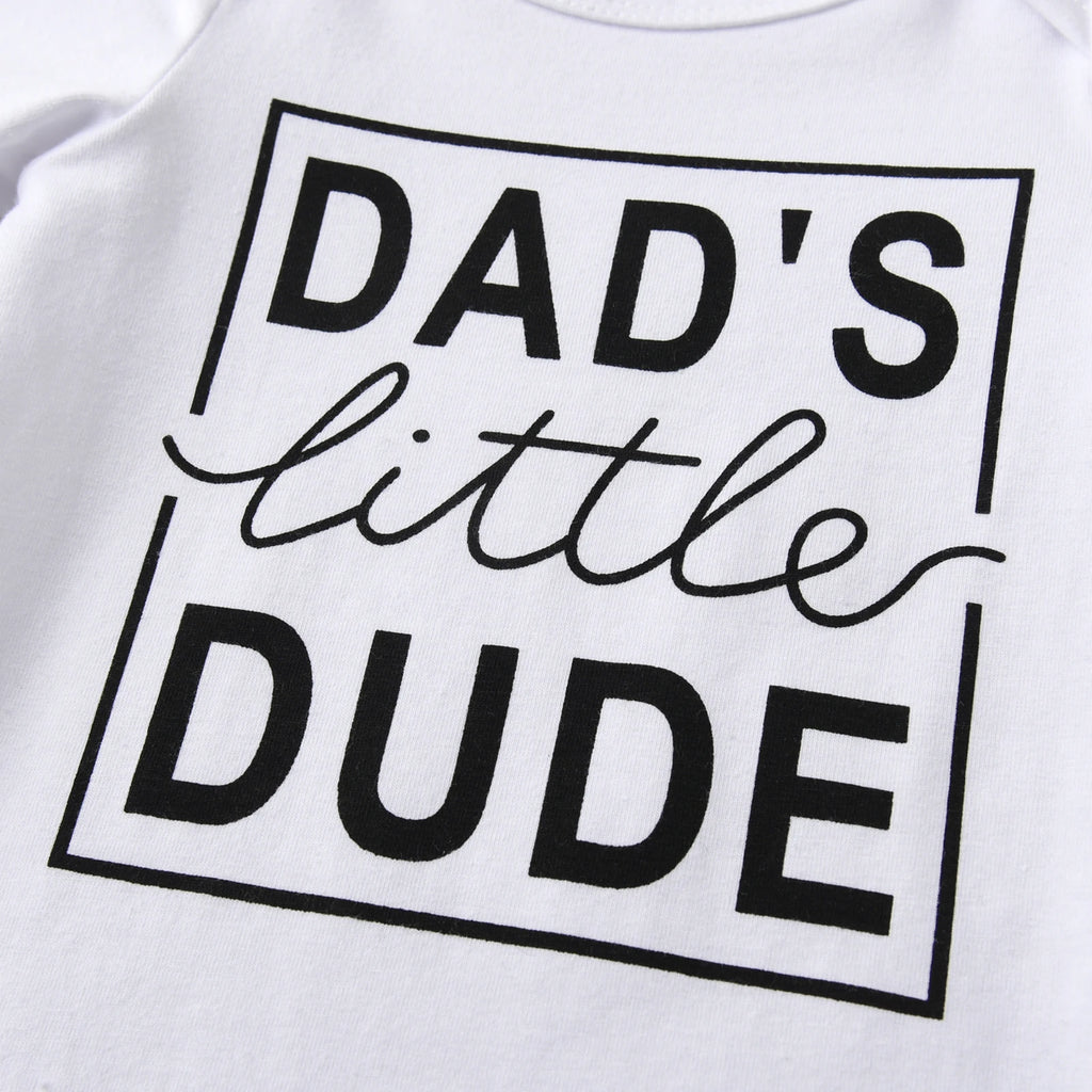 Letter Print Baby 3pc Set