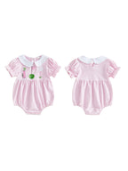 Floral Ruffle Baby Romper