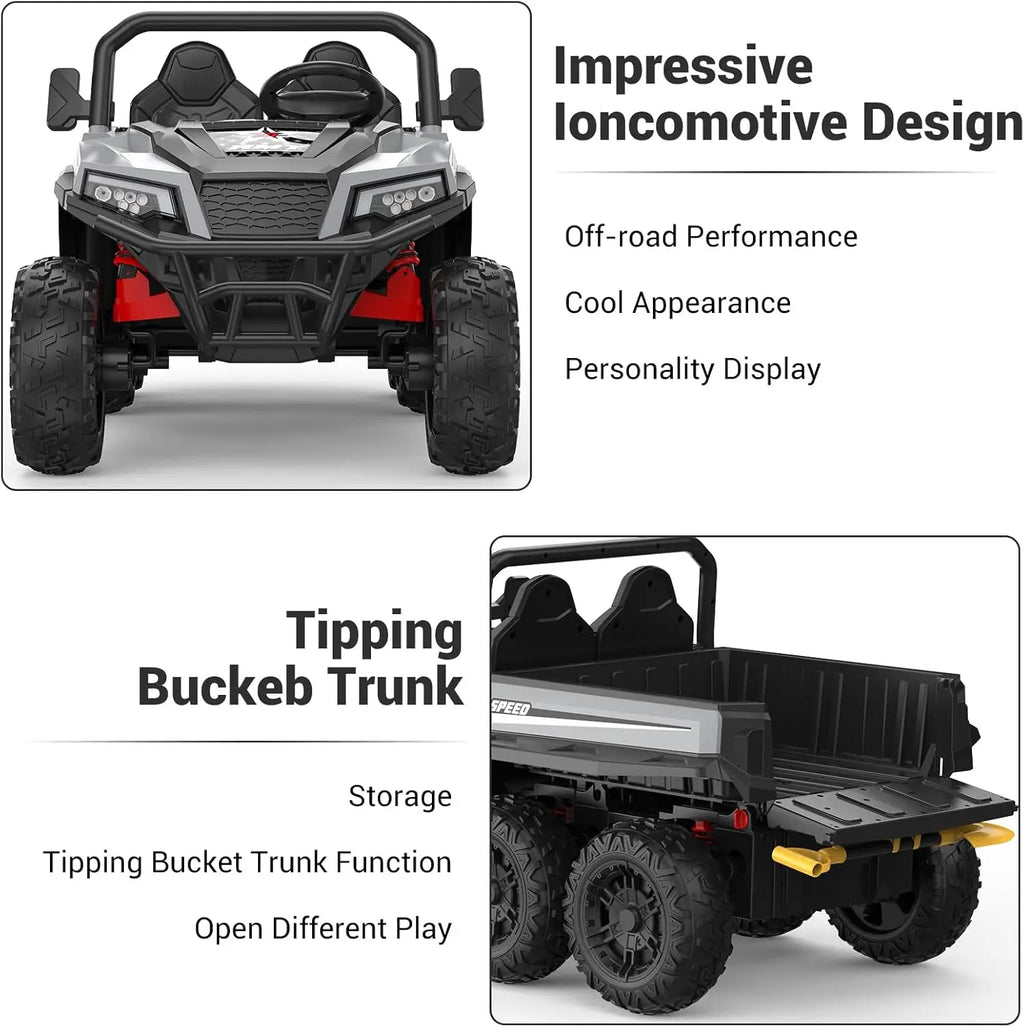 24V 2-Seater Dump Truck