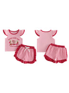 Strawberry Baby Outfit Set