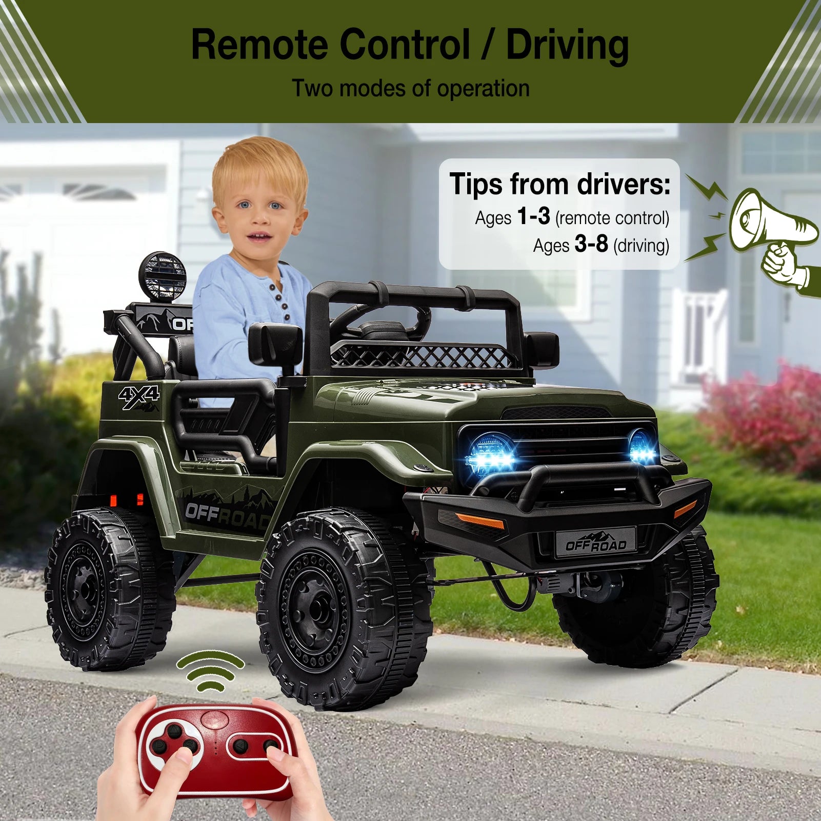Bluetooth Ride-On Truck