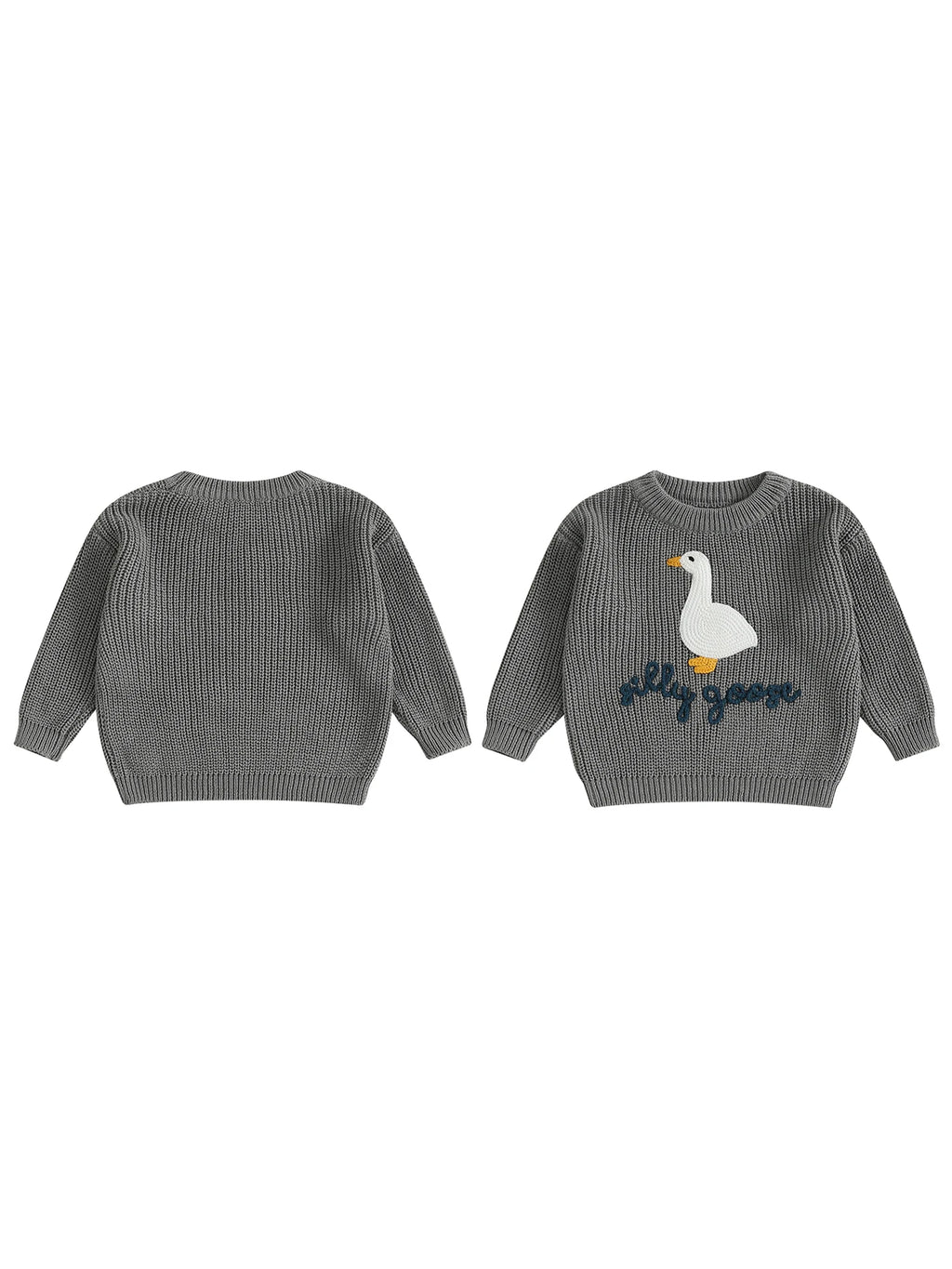 Duck Knit Baby Sweater
