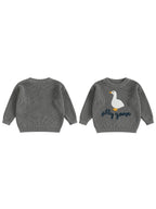Duck Knit Baby Sweater
