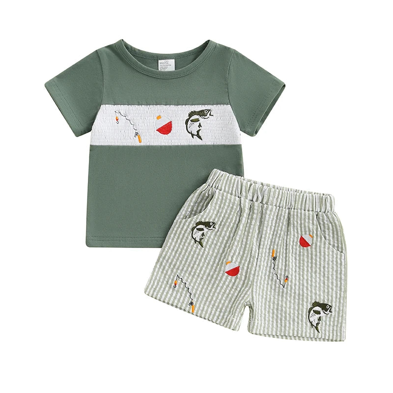 Fish Tee & Shorts Set