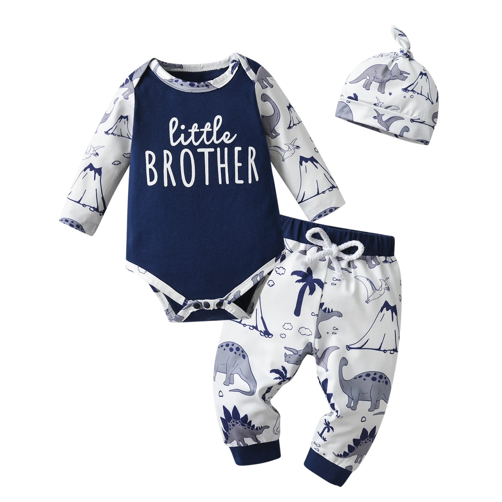 Letter Print Baby Set