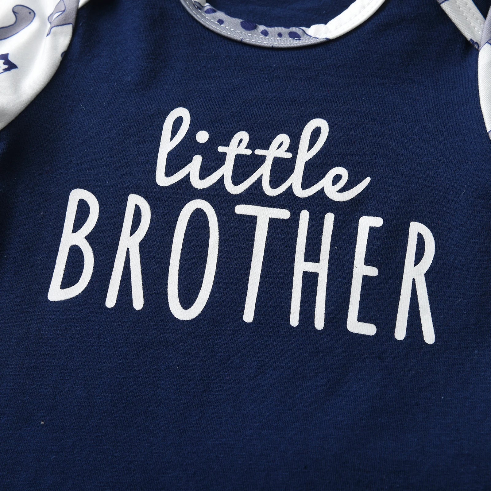 Letter Print Baby Set